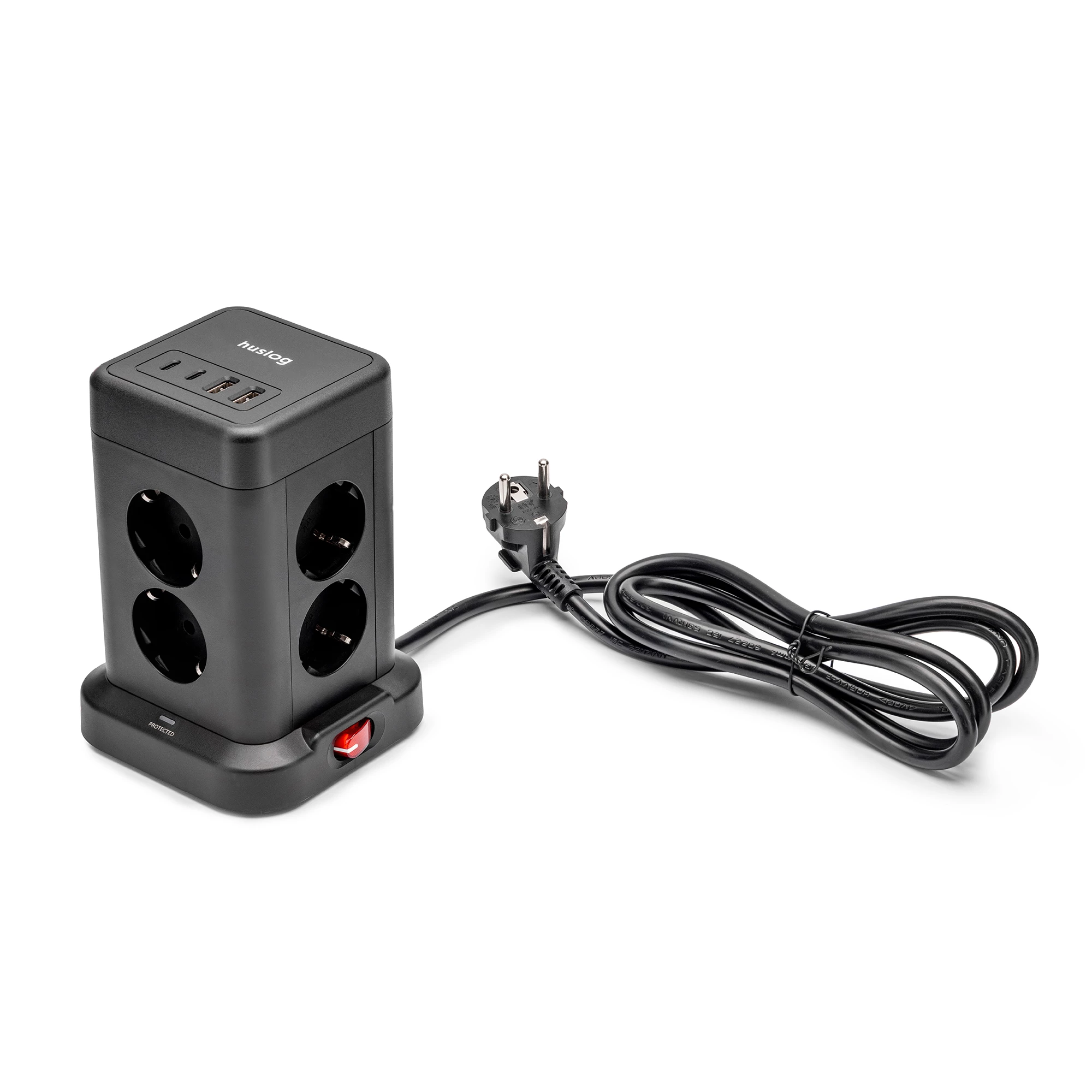 5Przedłużacz pionowy z USB - HUS1004