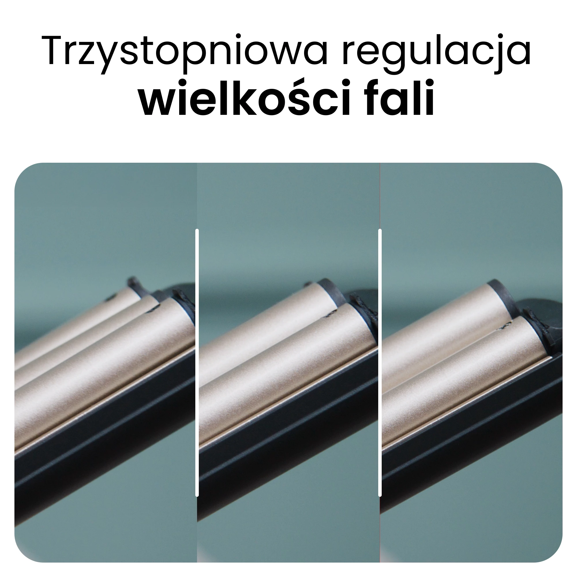 5Falownica do włosów czarno-szampańska
