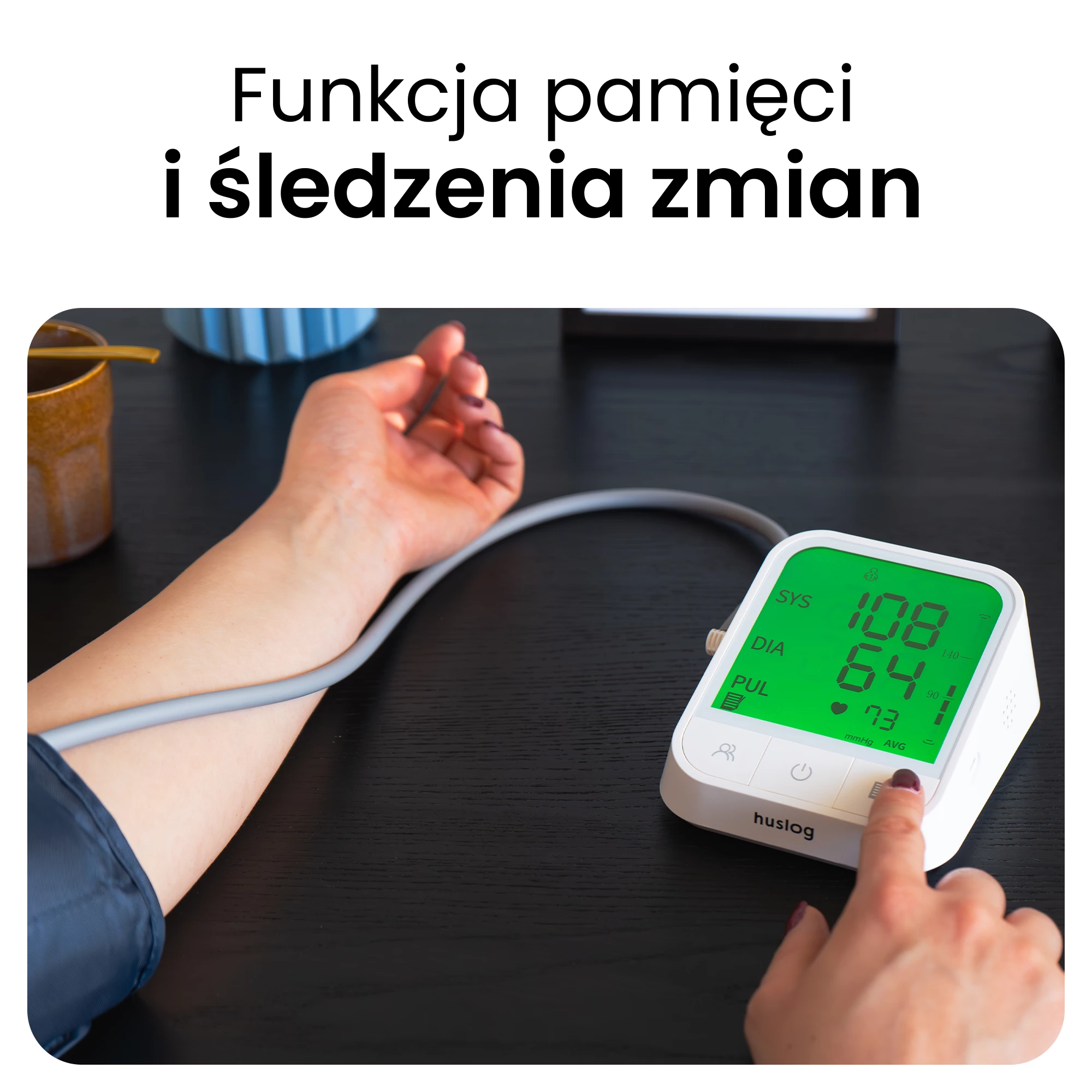 5Ciśnieniomierz naramienny z funkcją głosową biały