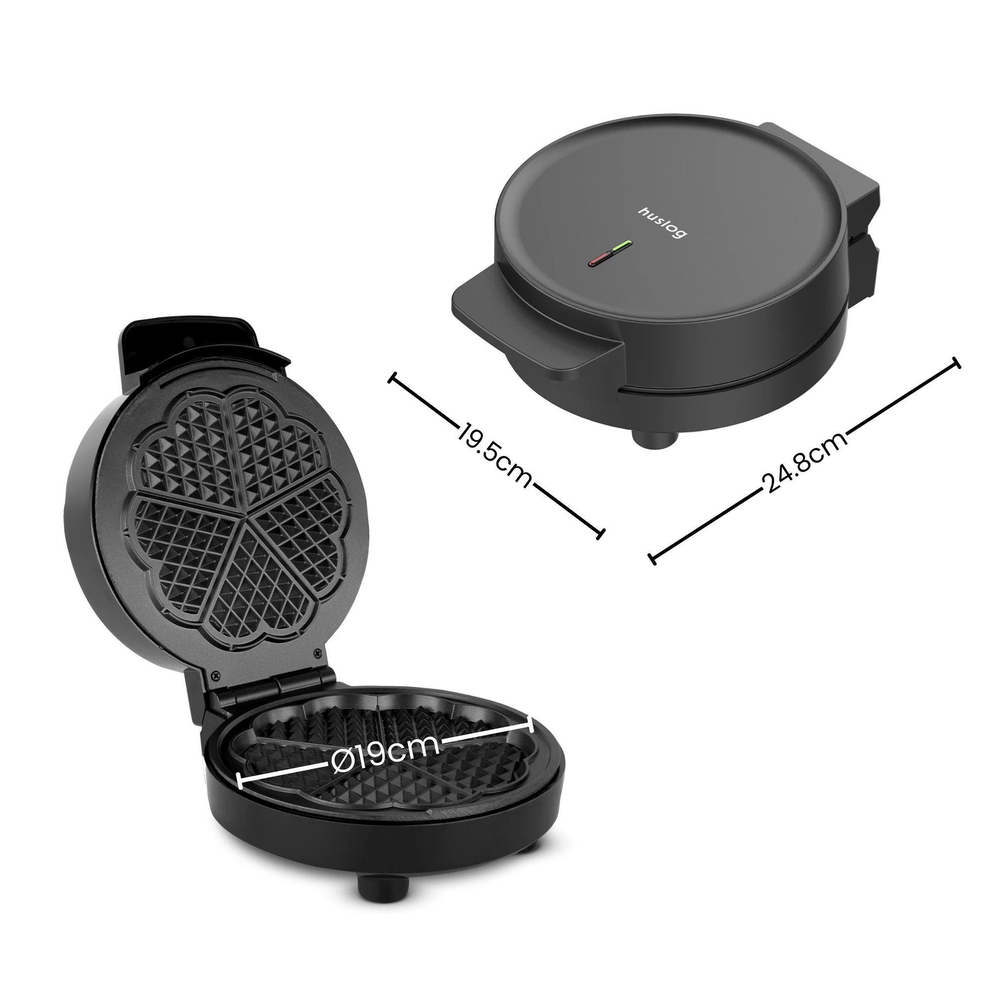 9Gofrownica serca 1200W
