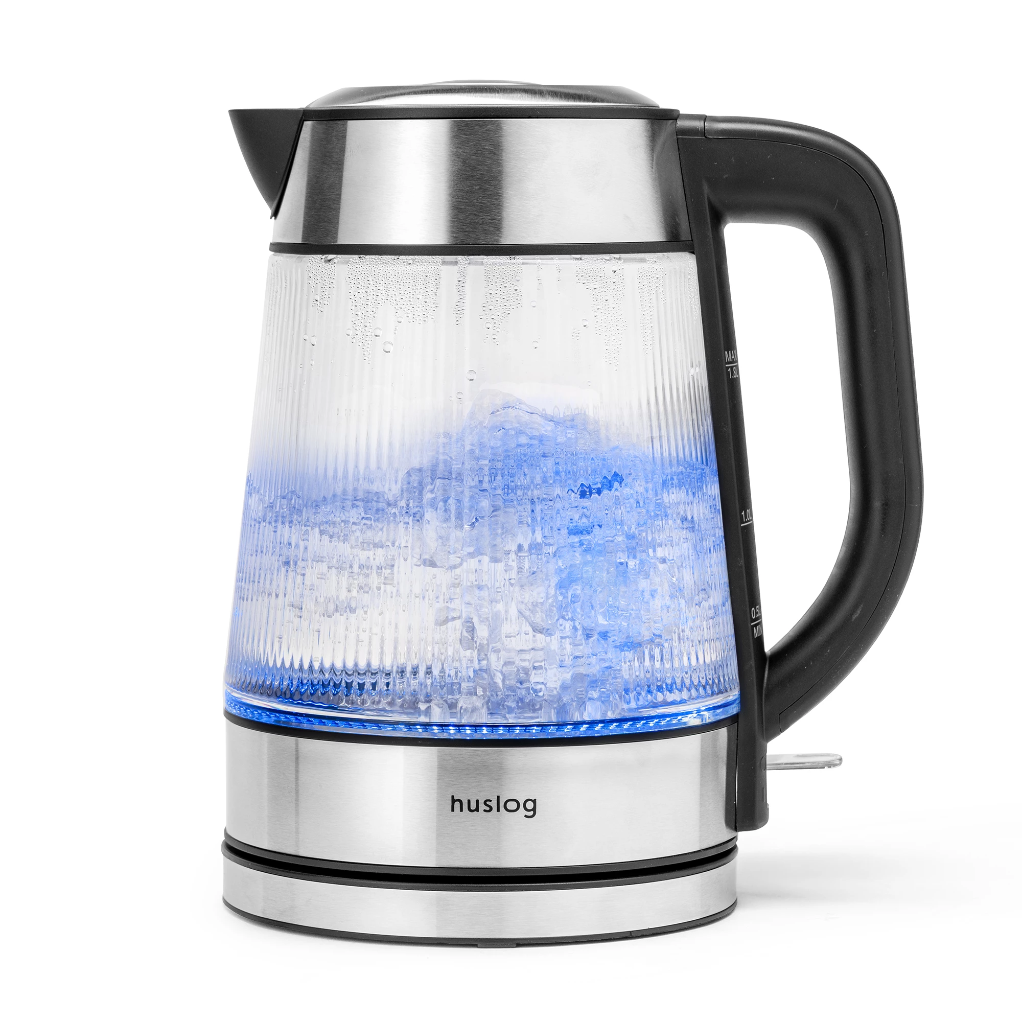 Czajnik szklany ryflowany 1,8L