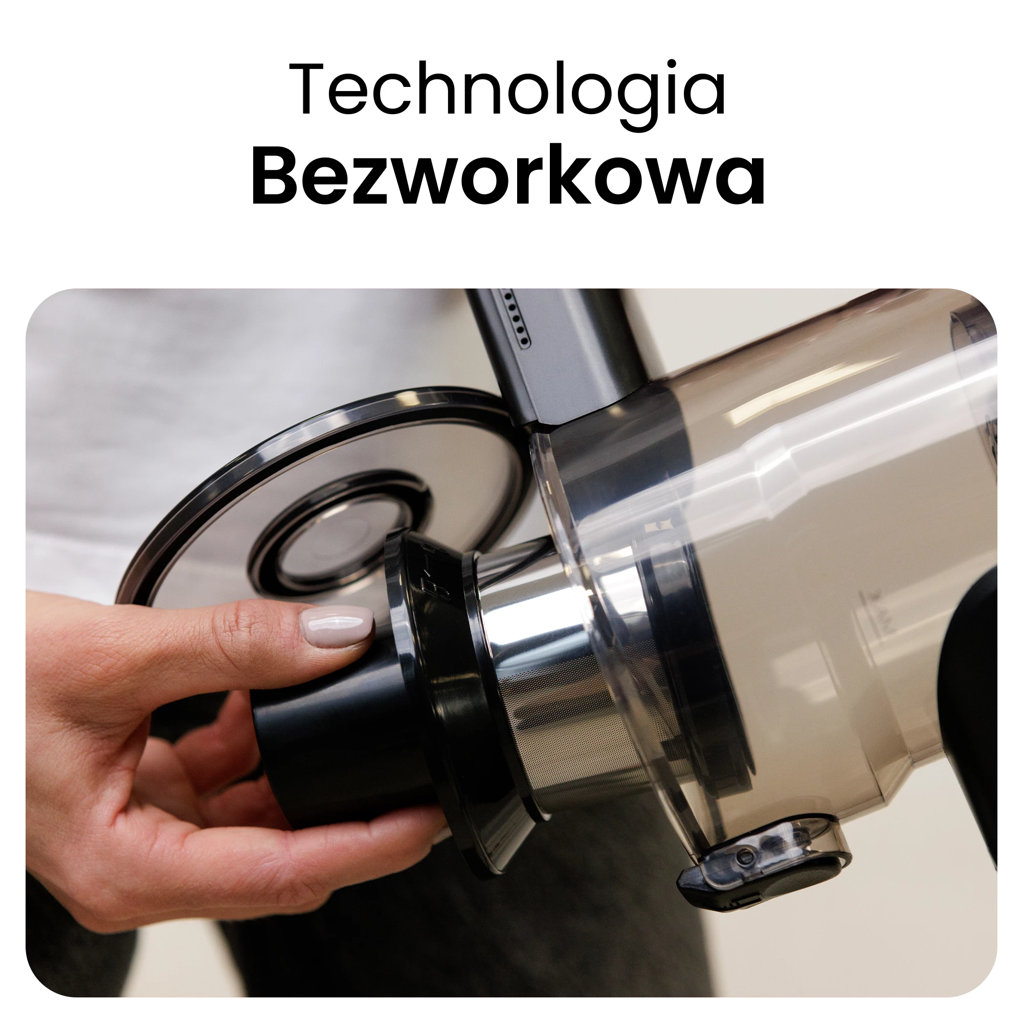 3Odkurzacz pionowy Bezworkowy