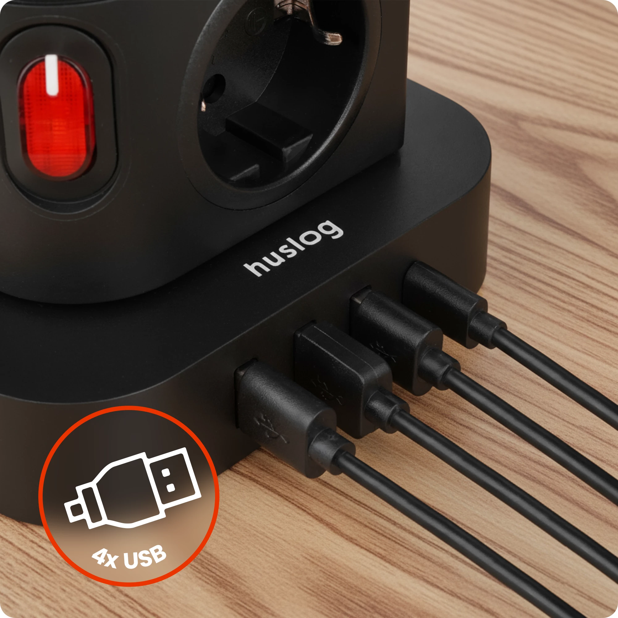 6Przedłużacz pionowy z LED - HUS1054