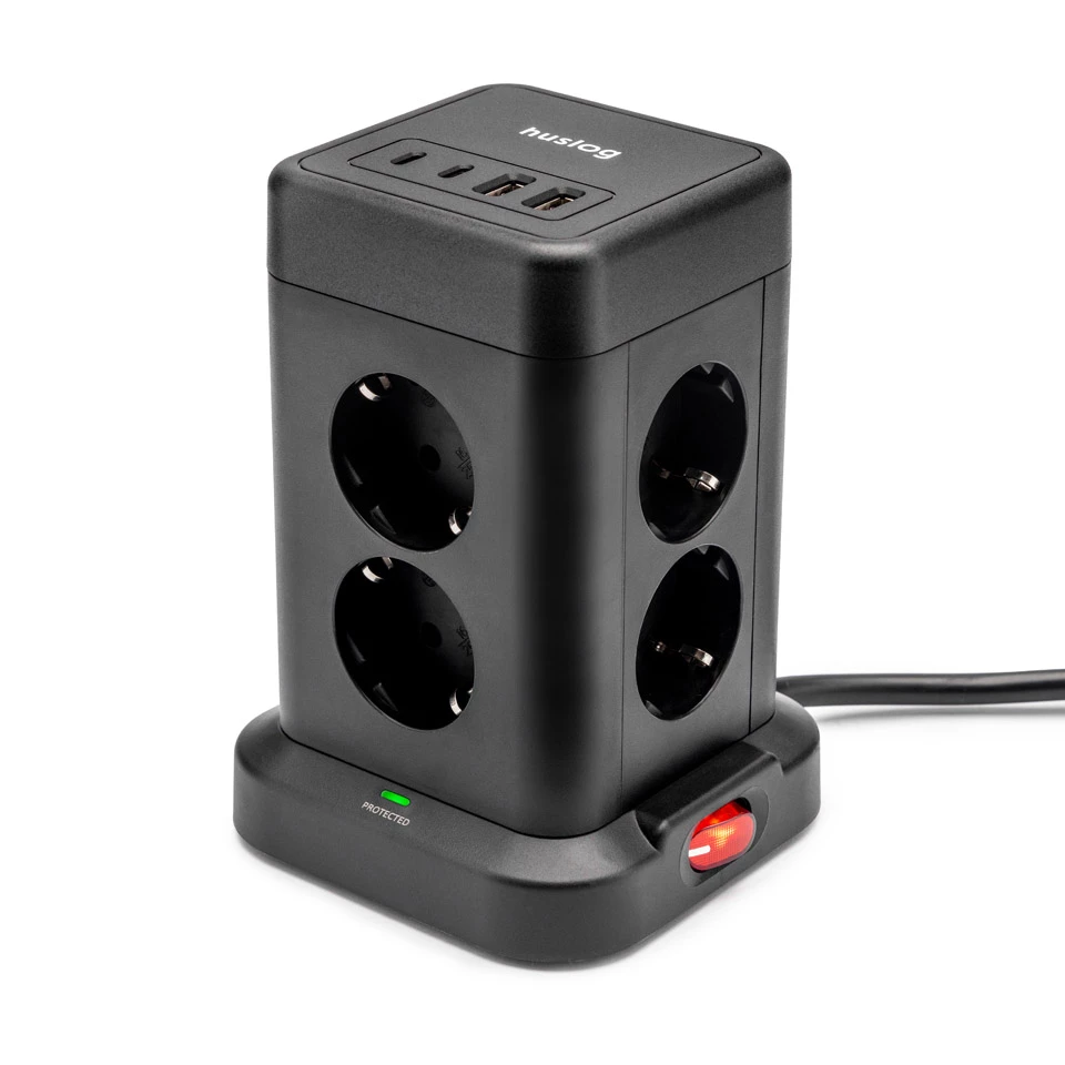 0Przedłużacz pionowy z USB - HUS1004