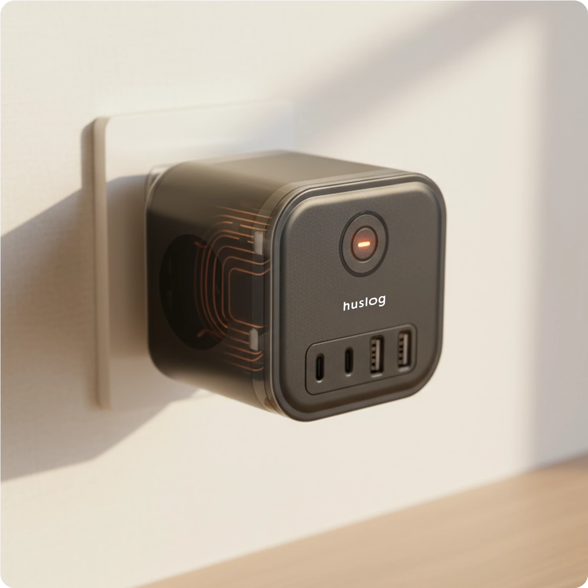 3Przedłużacz Kostka USB i AC - HUS1050