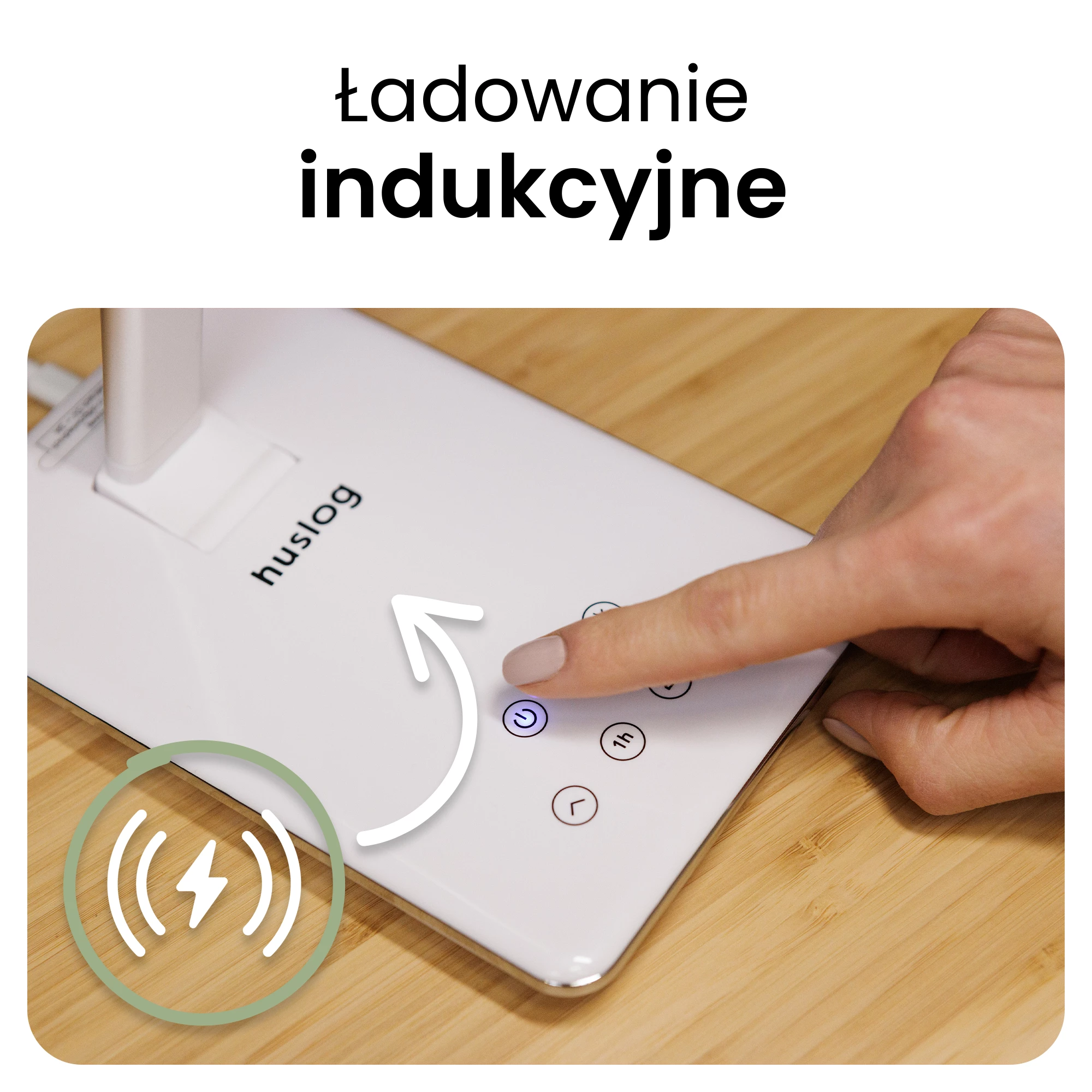 4Lampka biurkowa biała