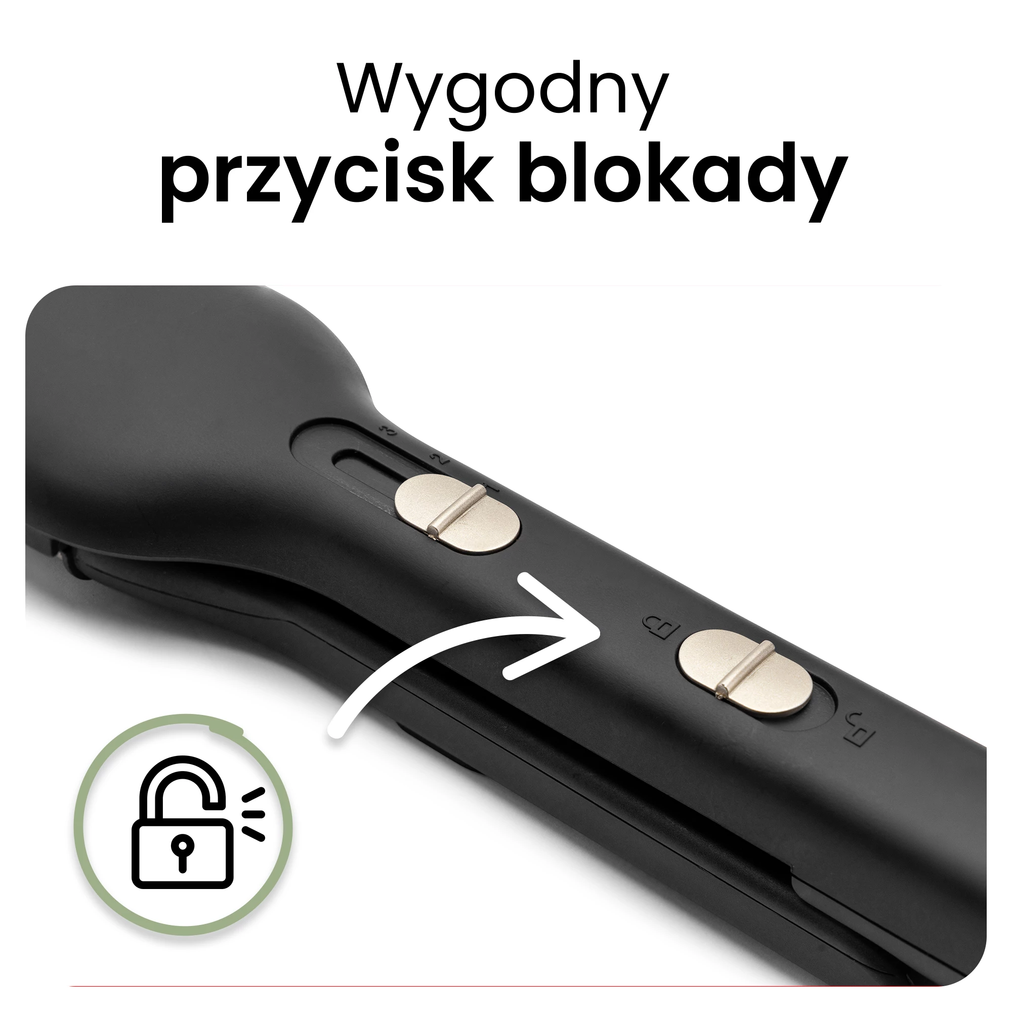 3Falownica do włosów czarno-szampańska