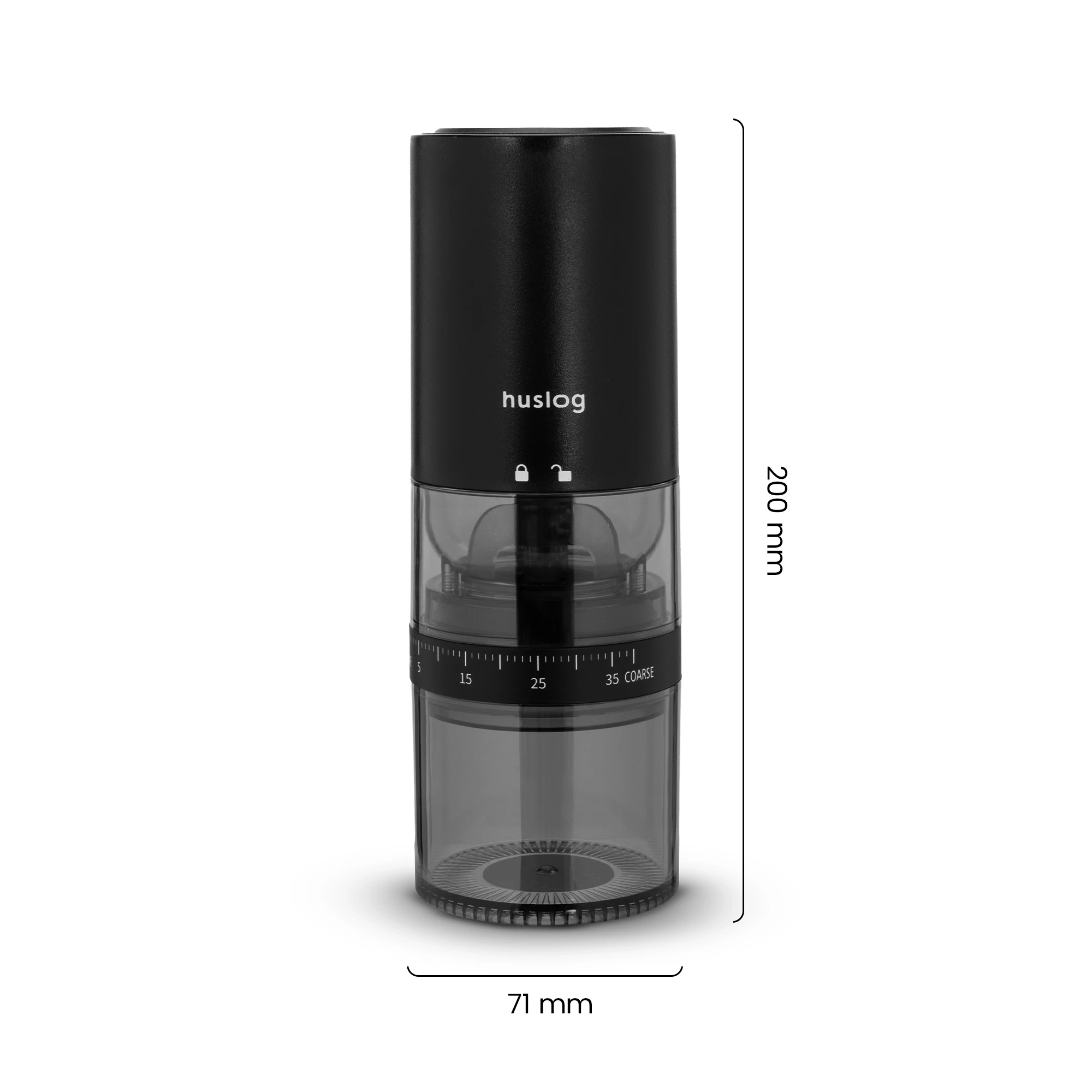 12Młynek bezprzewodowy do kawy z okienkiem