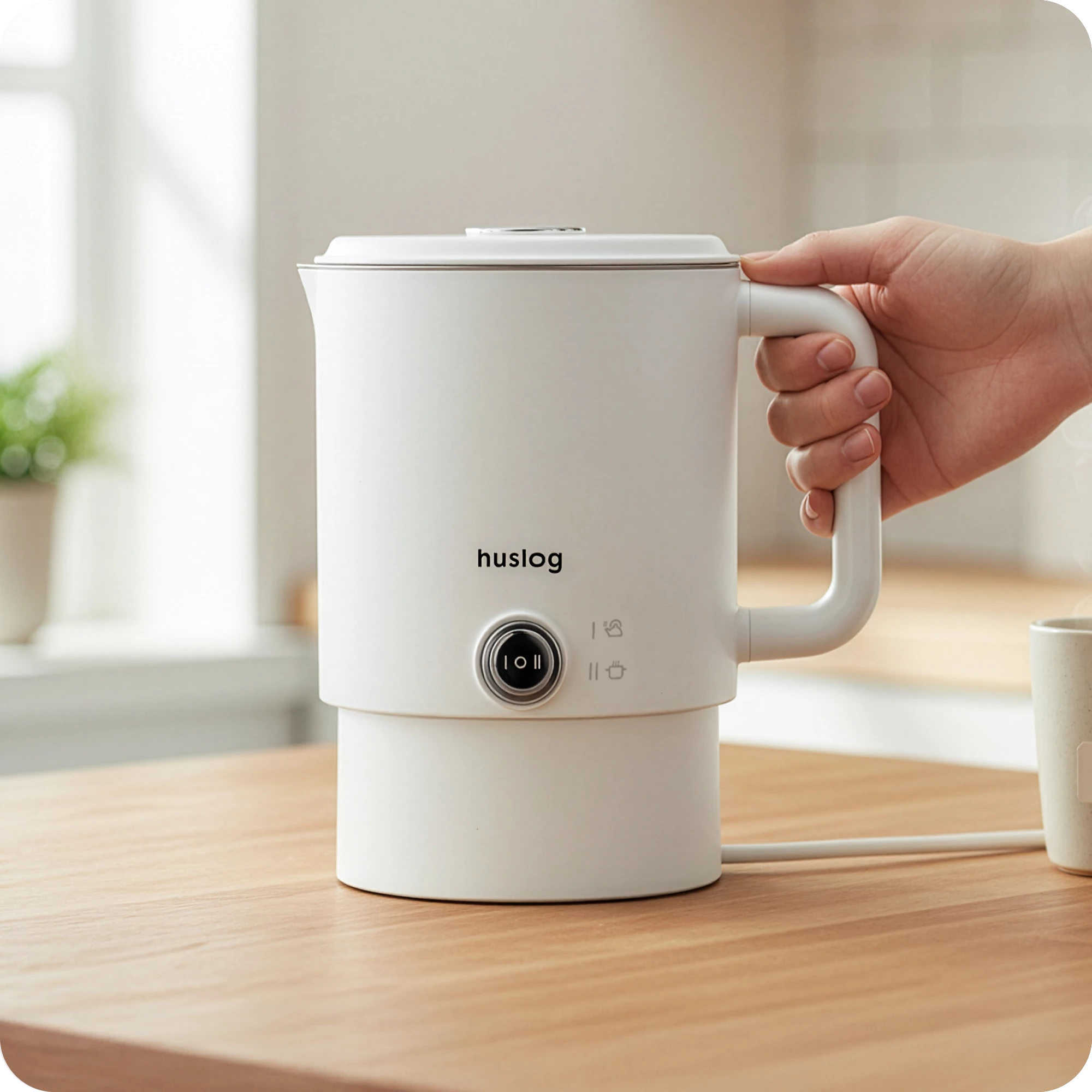 5Czajnik podróżny 2w1 z funkcją garnka 0,8L