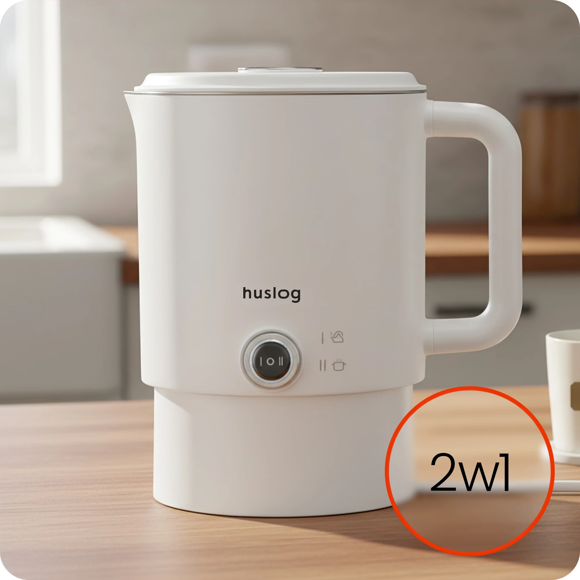 1Czajnik podróżny 2w1 z funkcją garnka 0,8L