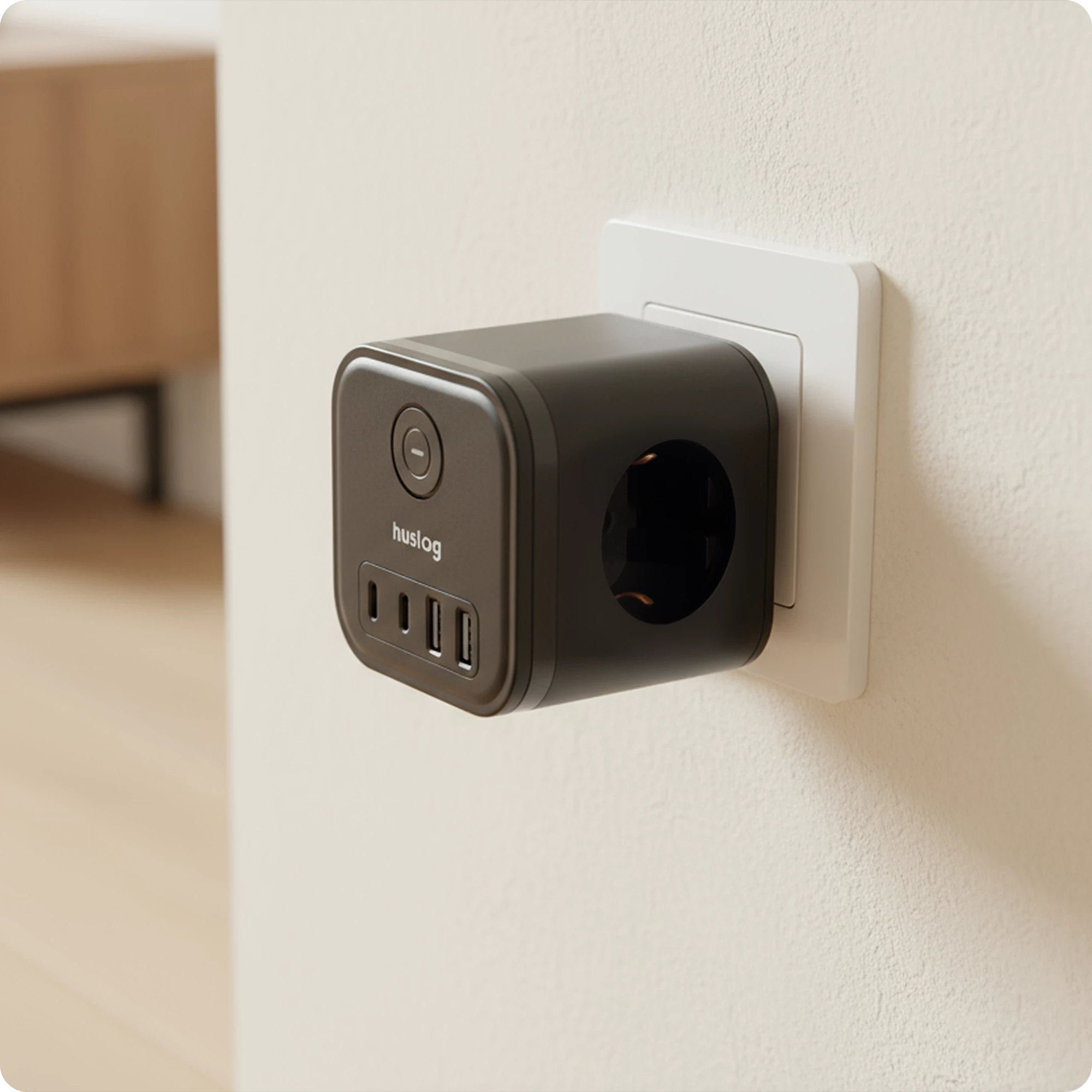 1Przedłużacz Kostka USB i AC - HUS1050