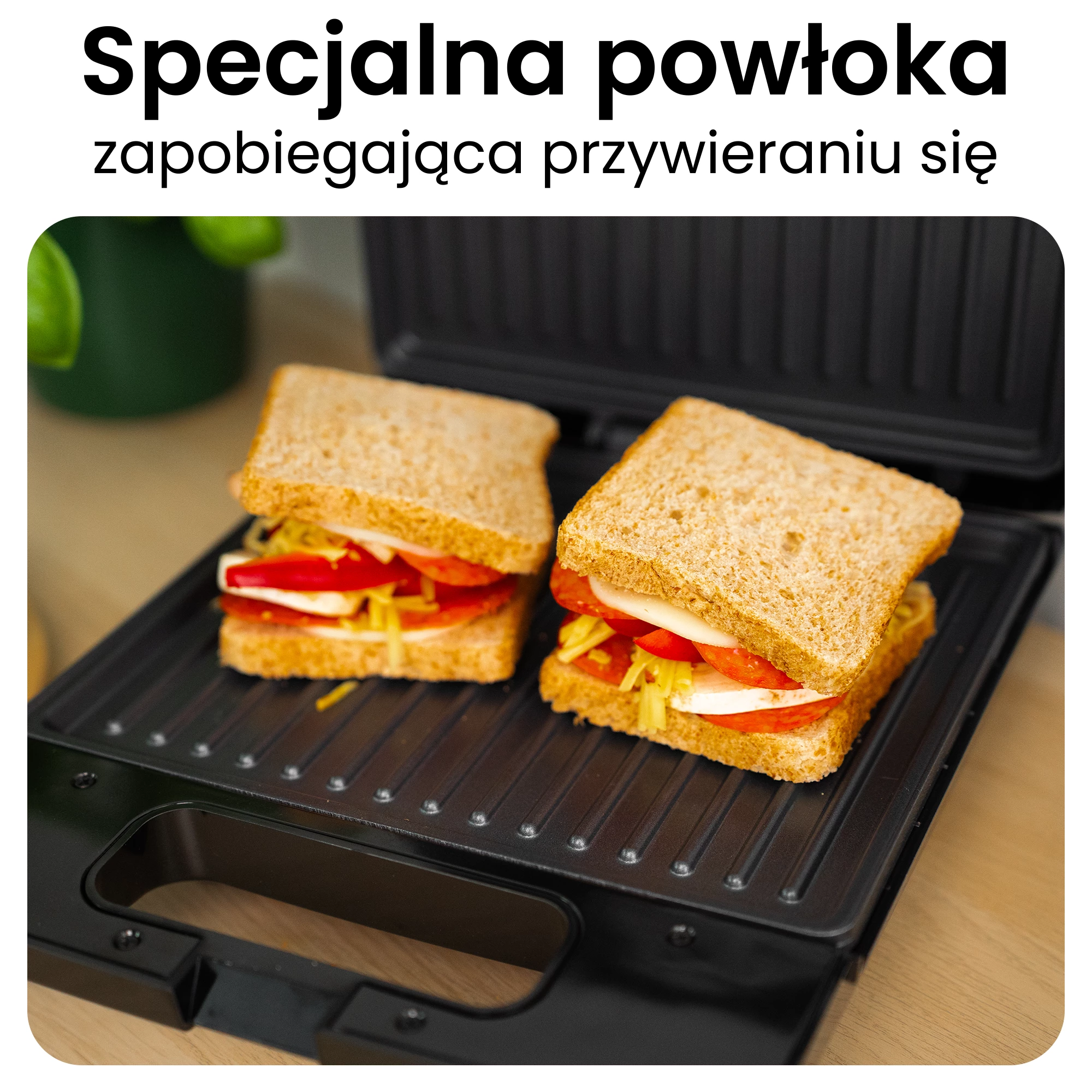 4Opiekacz na 4 kanapki Panini