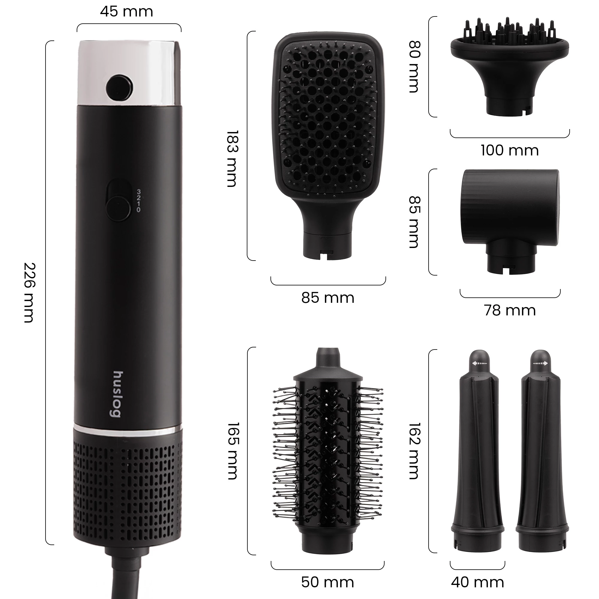 9Multistyler suszarko-lokówka 6w1 1200W