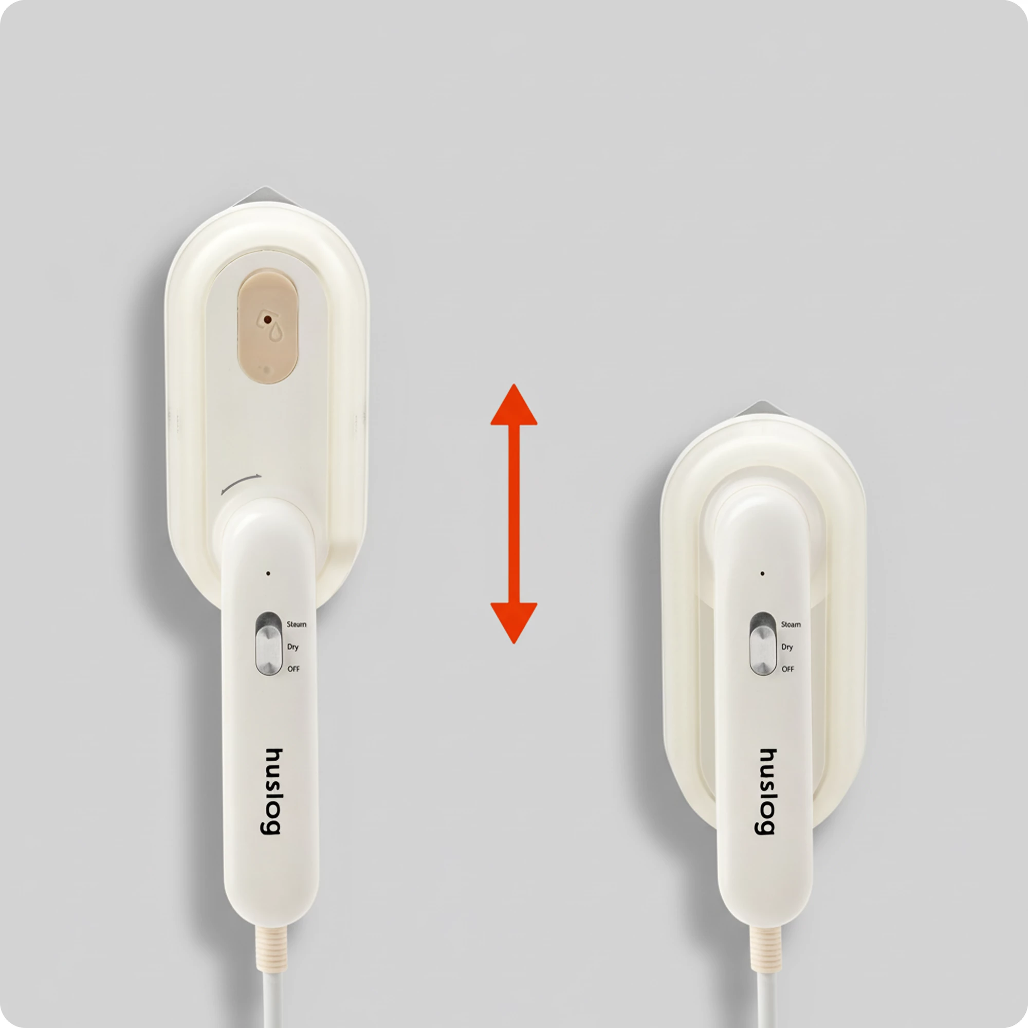 5Żelazko parowe z obrotową rączką
