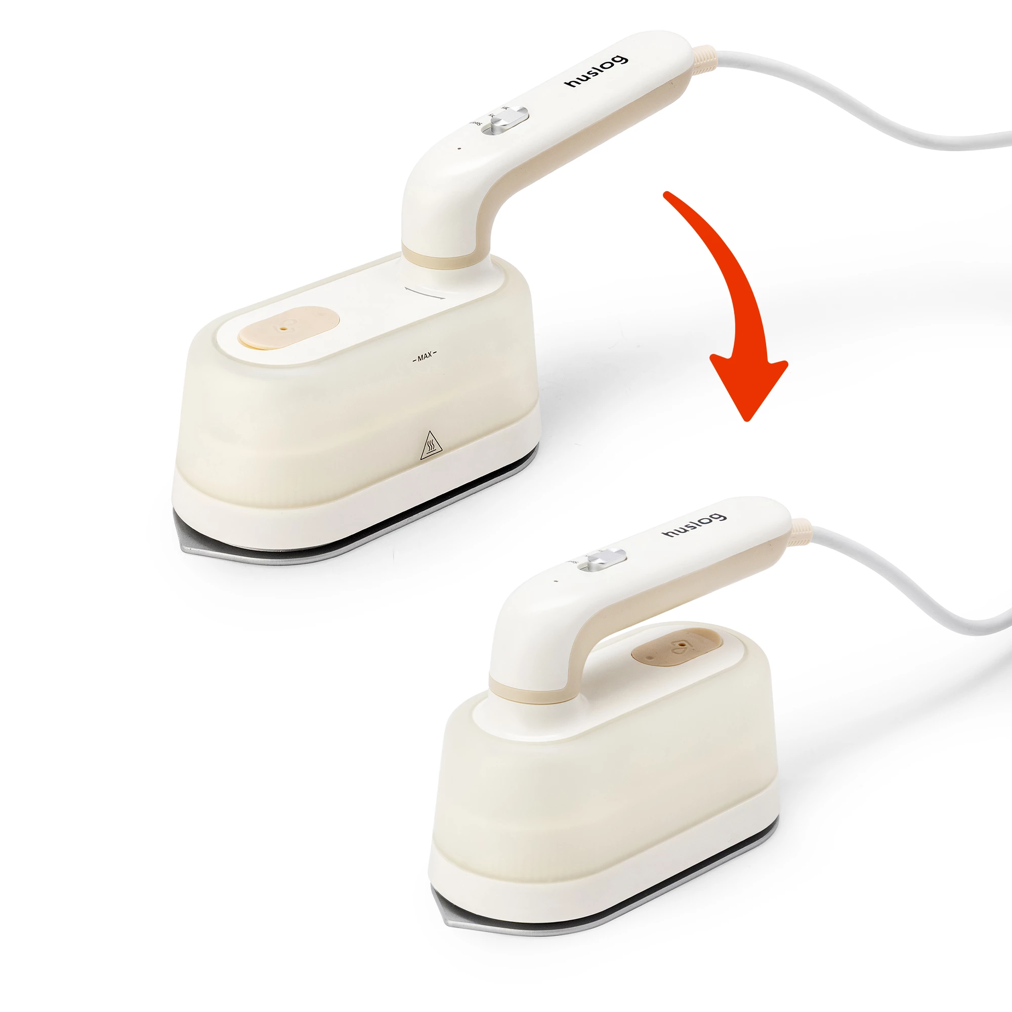 7Żelazko parowe z obrotową rączką