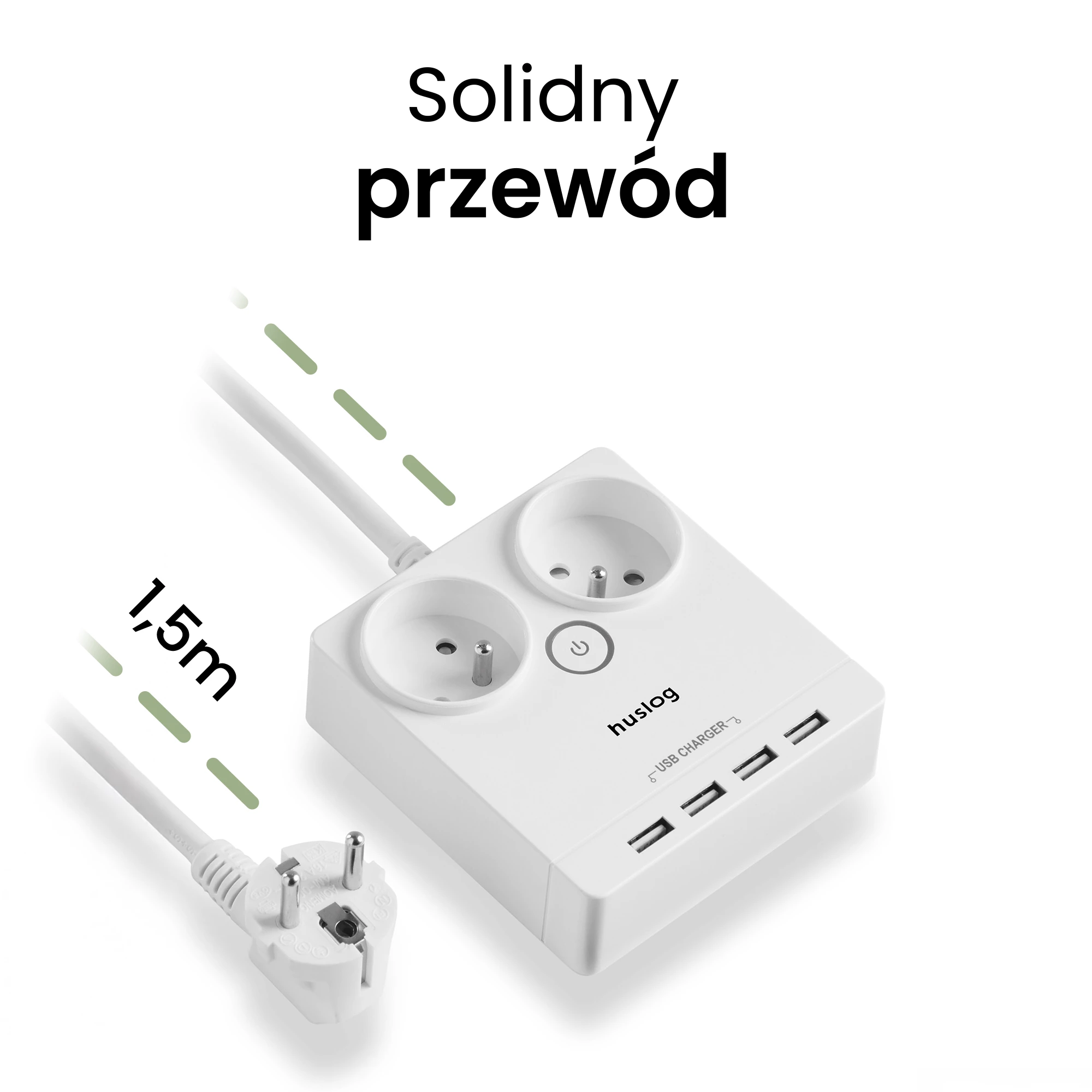 5Przedłużacz z 2 gniazdami