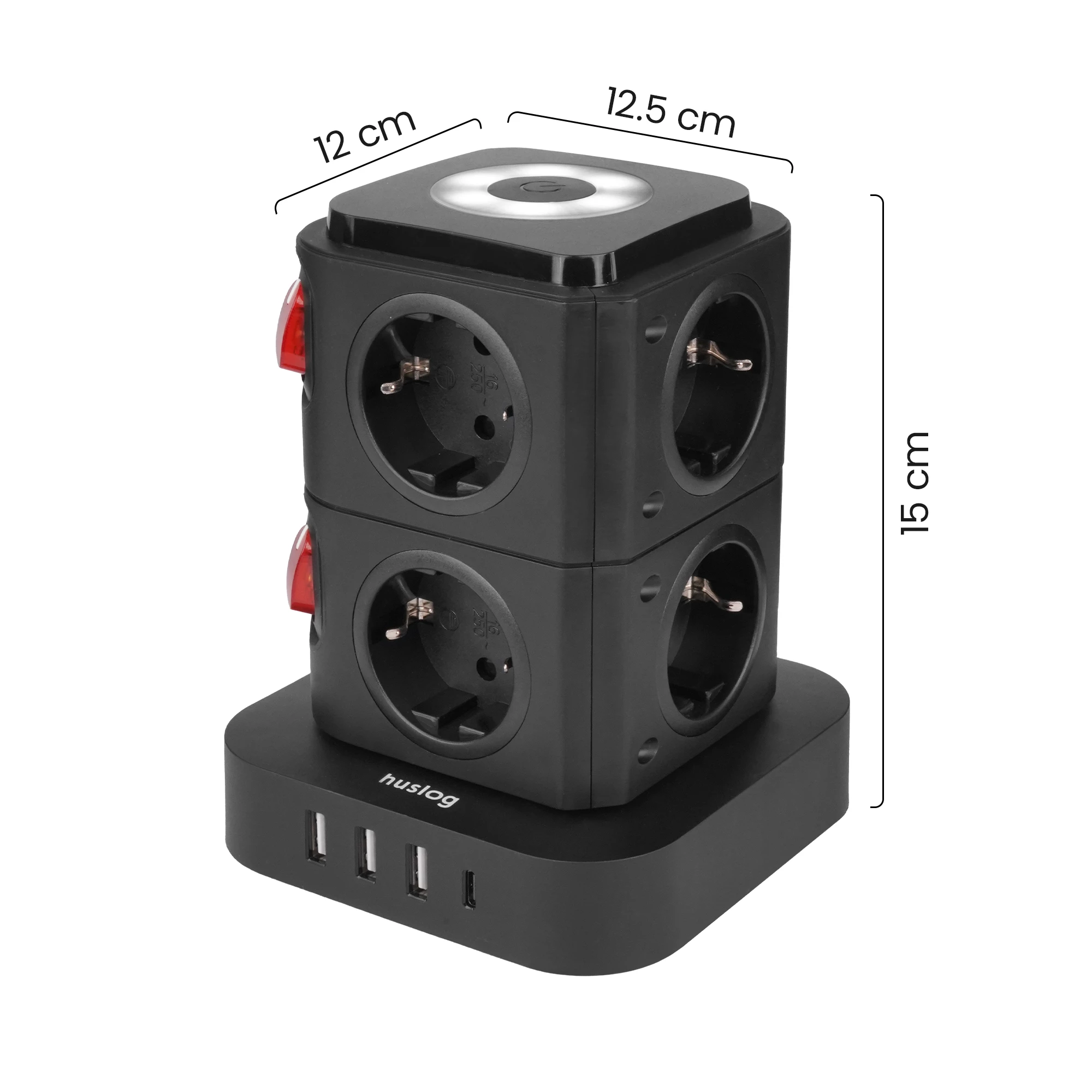 10Przedłużacz pionowy z LED - HUS1054
