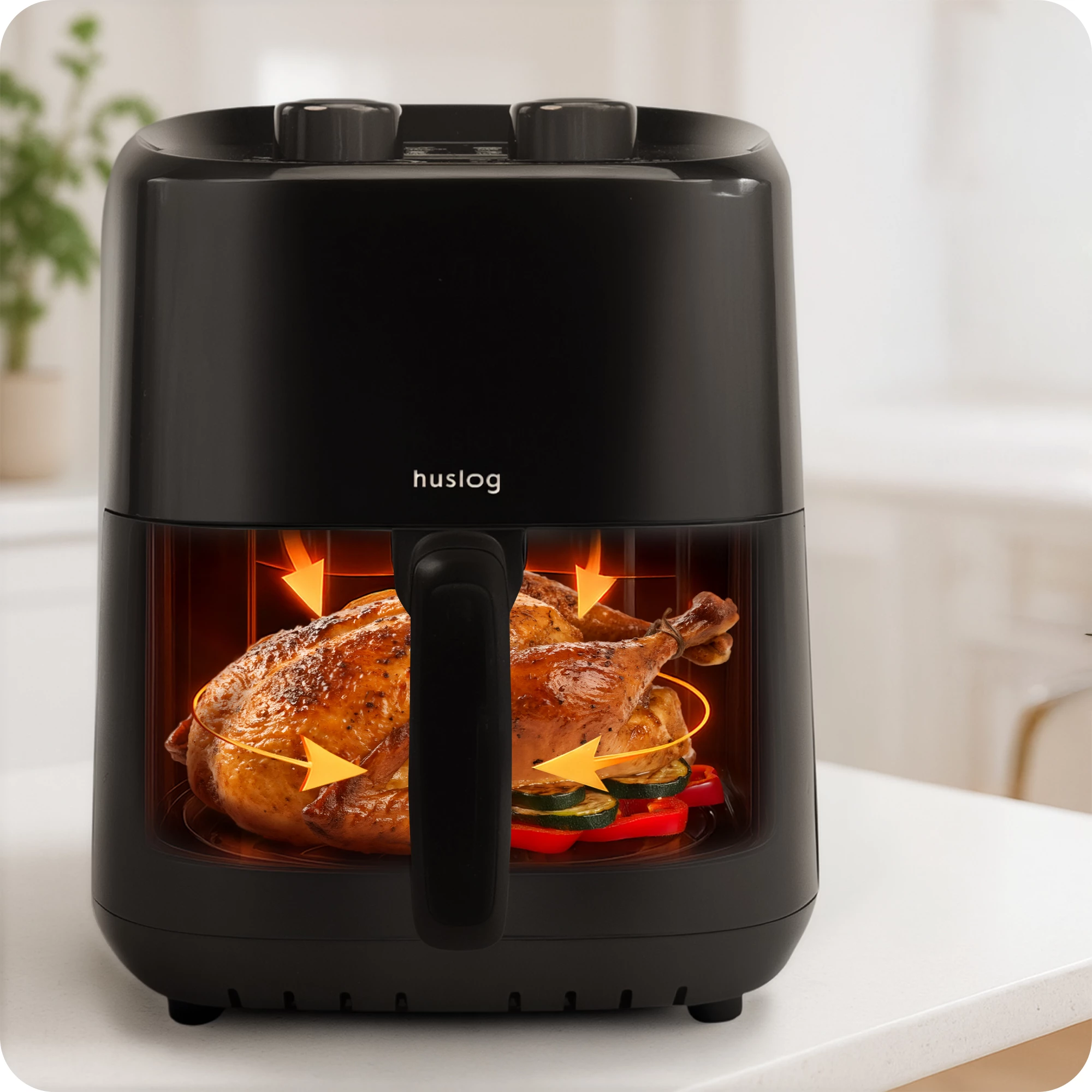 5Frytkownica beztłuszczowa 3,5L, 1400W Air Fryer