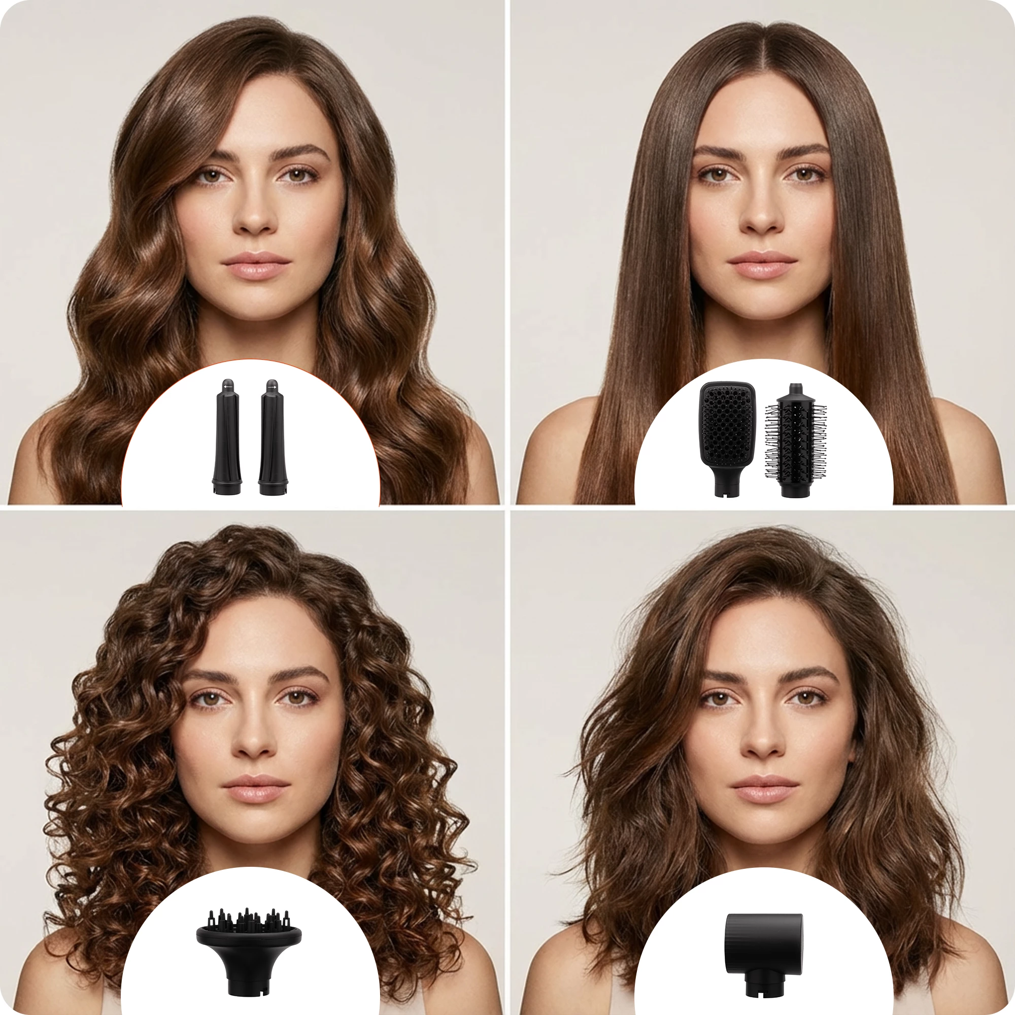 3Multistyler suszarko-lokówka 6w1 1200W